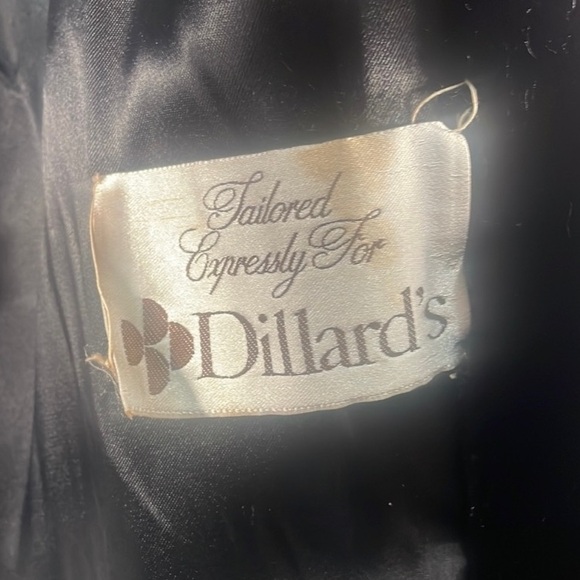 Vintage Sportowne Black Faux Fur Coat,Expressly for Dillards,size 6 - Picture 10 of 15